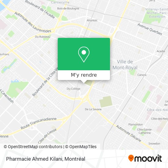 Pharmacie Ahmed Kilani plan