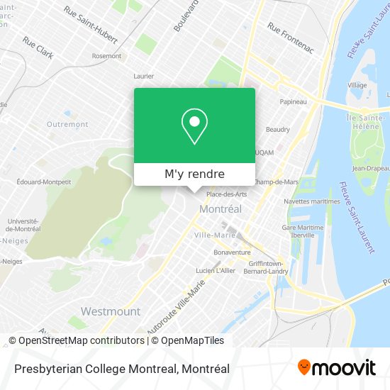 Presbyterian College Montreal plan