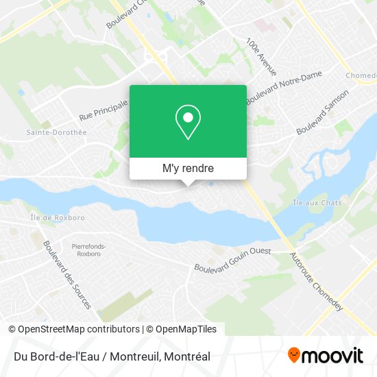 Du Bord-de-l'Eau / Montreuil plan