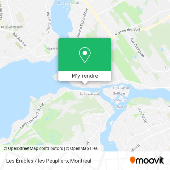 Les Érables / les Peupliers plan