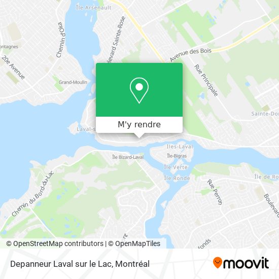 Depanneur Laval sur le Lac plan