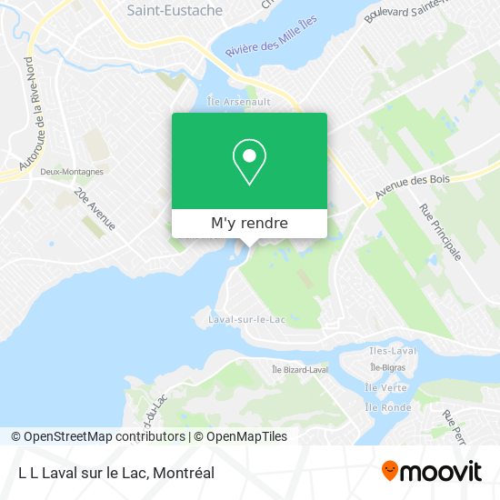 L L Laval sur le Lac plan