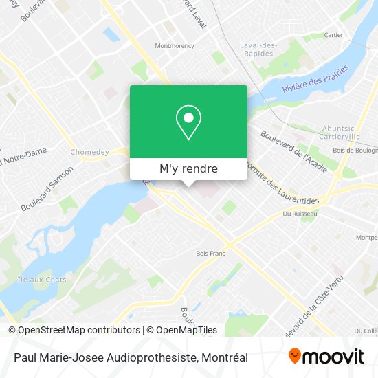 Paul Marie-Josee Audioprothesiste plan