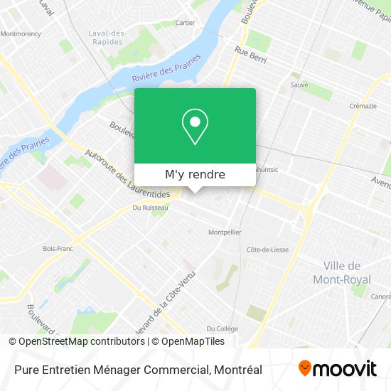 Pure Entretien Ménager Commercial plan