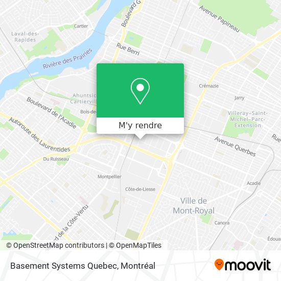 Basement Systems Quebec plan