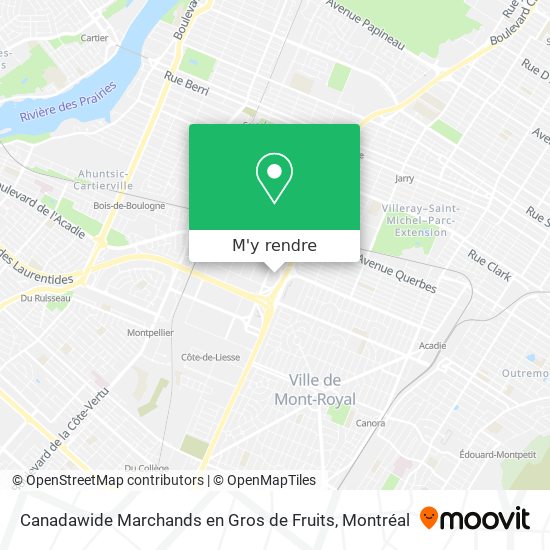 Canadawide Marchands en Gros de Fruits plan