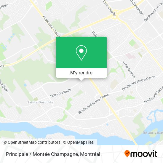 Principale / Montée Champagne plan