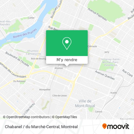 Chabanel / du Marché-Central plan