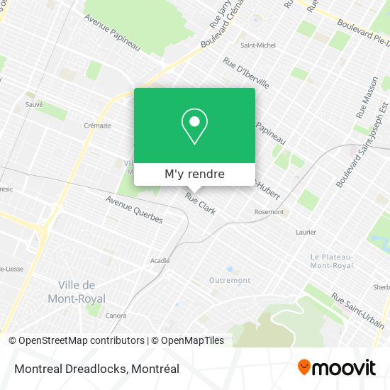 Montreal Dreadlocks plan