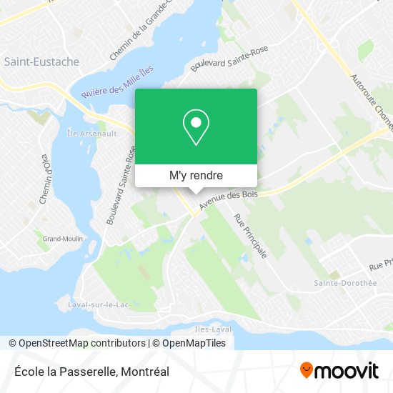 École la Passerelle plan