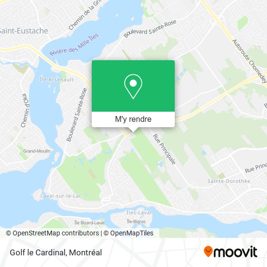 Golf le Cardinal plan