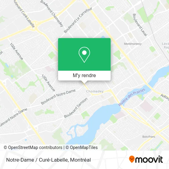 Notre-Dame / Curé-Labelle plan