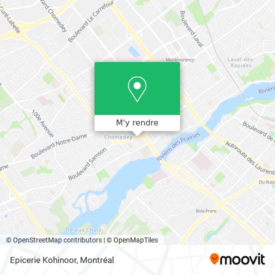 Epicerie Kohinoor plan