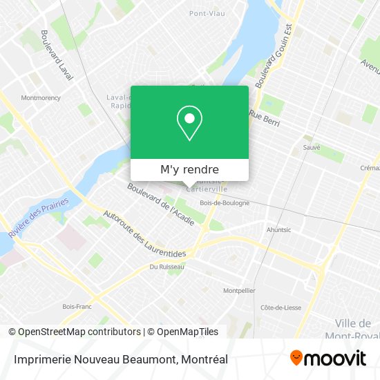 Imprimerie Nouveau Beaumont plan