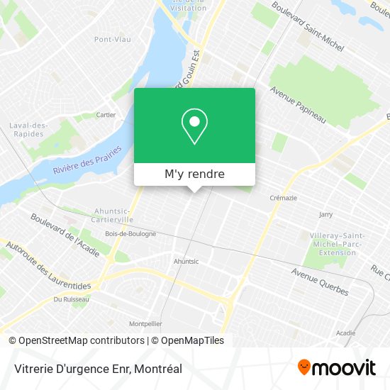 Vitrerie D'urgence Enr plan