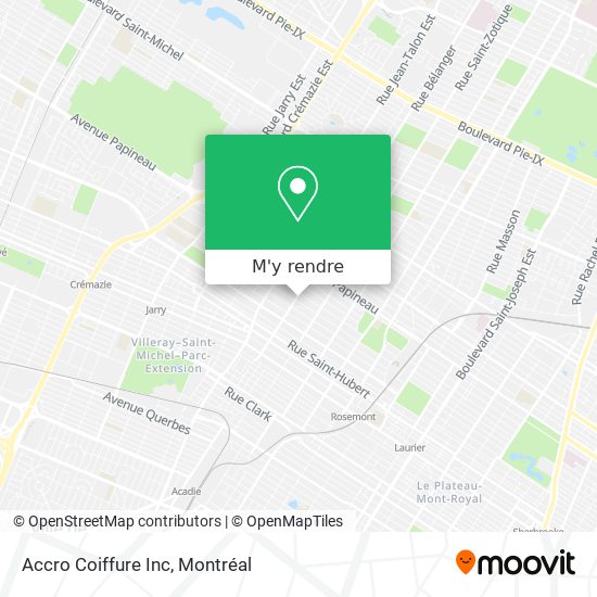 Accro Coiffure Inc plan