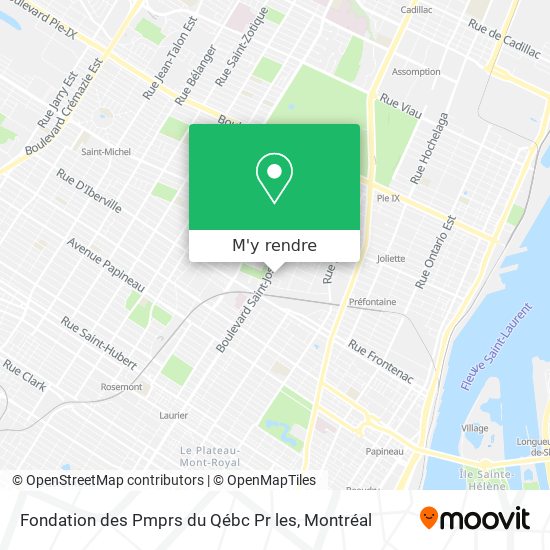 Fondation des Pmprs du Qébc Pr les plan