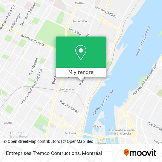 Entreprises Tremco Contructions plan