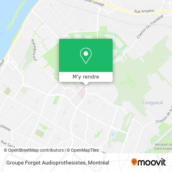 Groupe Forget Audioprothesistes plan