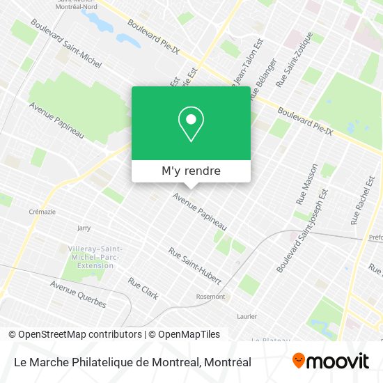 Le Marche Philatelique de Montreal plan