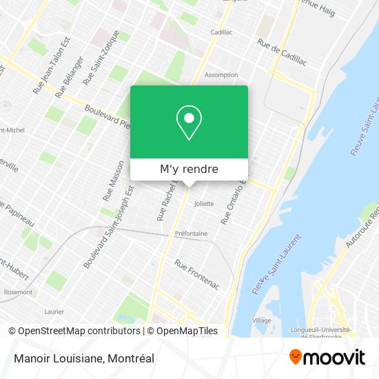 Manoir Louisiane plan