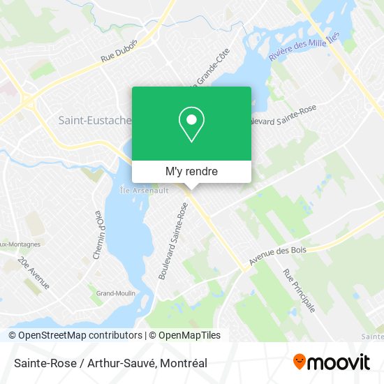 Sainte-Rose / Arthur-Sauvé plan