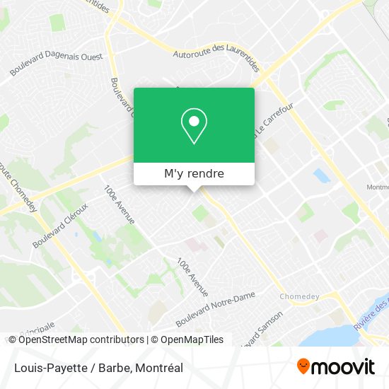 Louis-Payette / Barbe plan