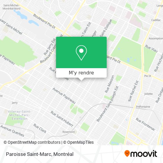 Paroisse Saint-Marc plan