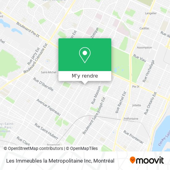 Les Immeubles la Metropolitaine Inc plan