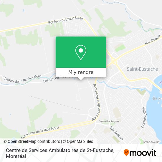 Centre de Services Ambulatoires de St-Eustache plan