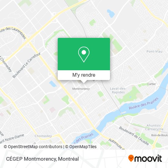 CÉGEP Montmorency plan