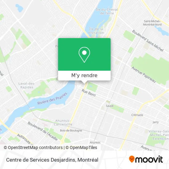 Centre de Services Desjardins plan