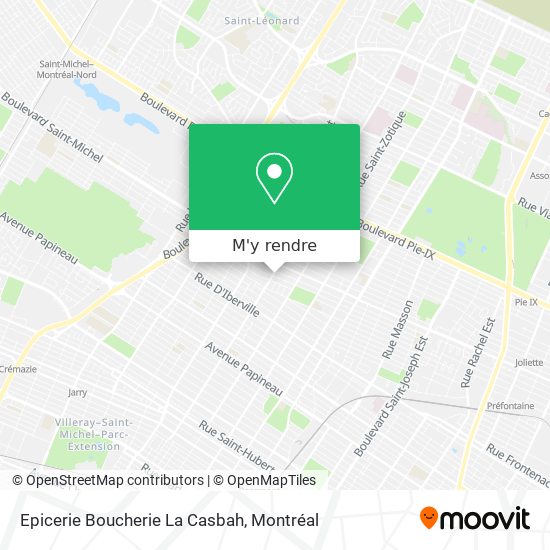 Epicerie Boucherie La Casbah plan