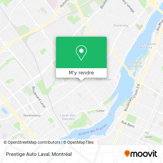 Prestige Auto Laval plan
