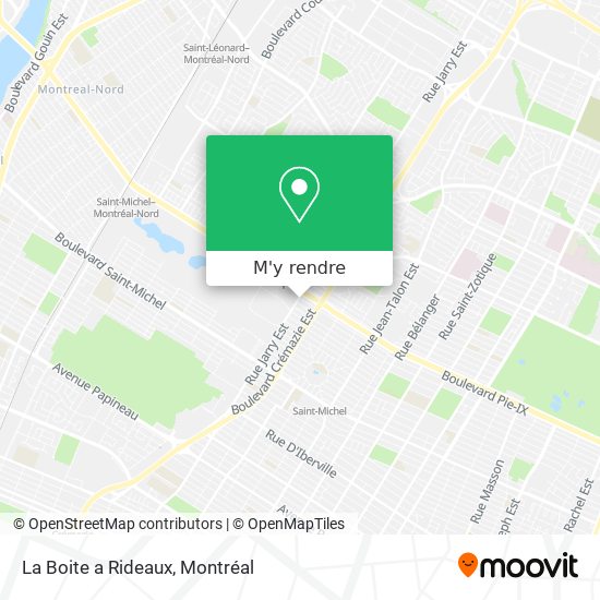 La Boite a Rideaux plan