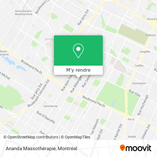 Ananda Massothérapie plan