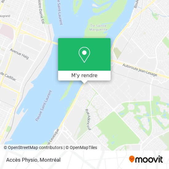 Accès Physio plan