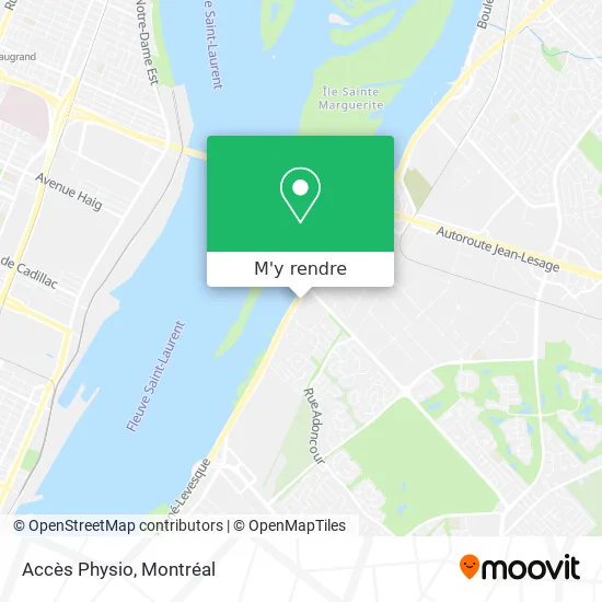 Accès Physio plan