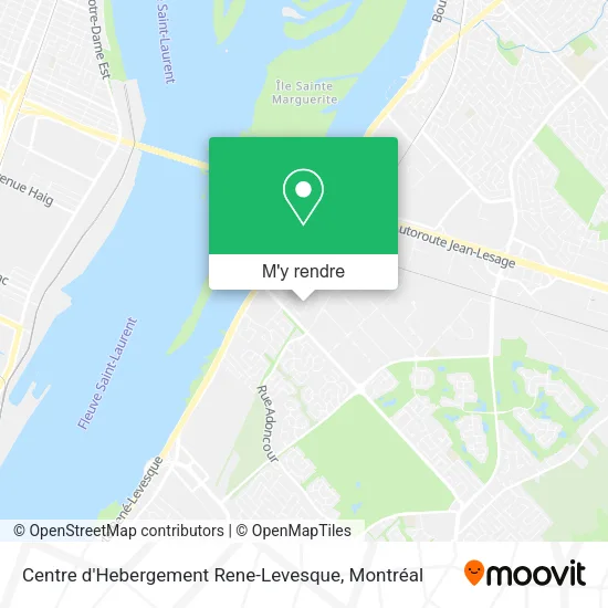 Centre d'Hebergement Rene-Levesque plan