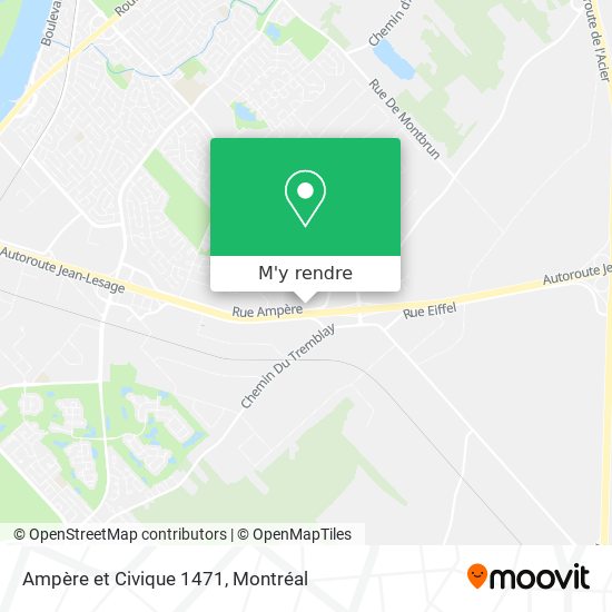Ampère et Civique 1471 plan