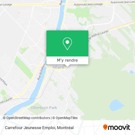 Carrefour Jeunesse Emploi plan