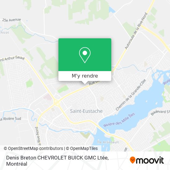 Denis Breton CHEVROLET BUICK GMC Ltée plan