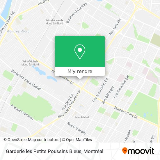 Garderie les Petits Poussins Bleus plan