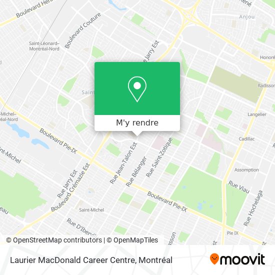 Laurier MacDonald Career Centre plan