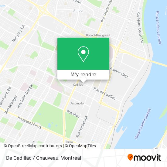 De Cadillac / Chauveau plan