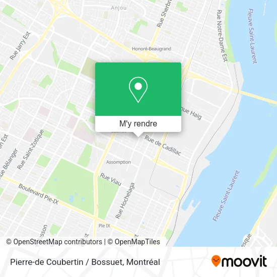 Pierre-de Coubertin / Bossuet plan