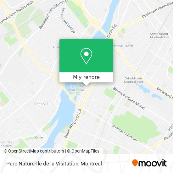 Parc Nature-Île de la Visitation plan