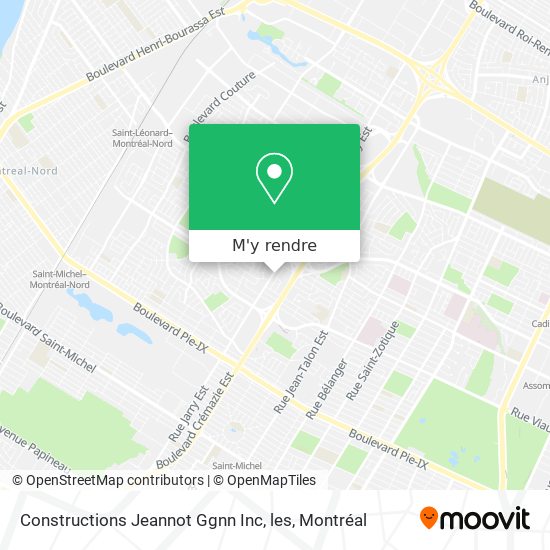 Constructions Jeannot Ggnn Inc, les plan
