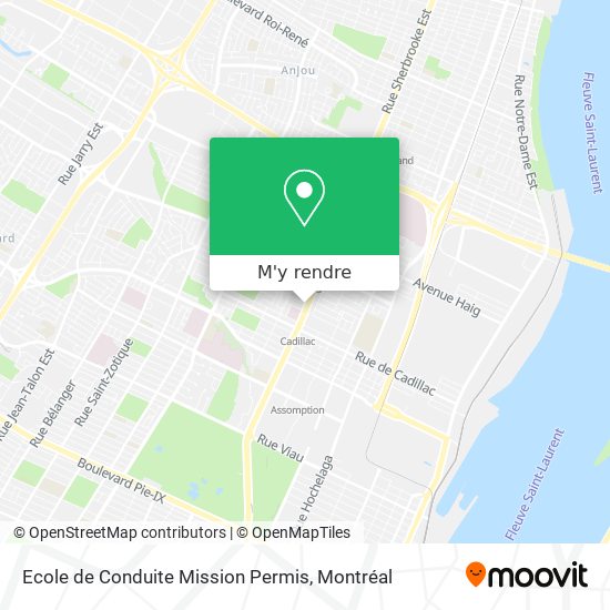 Ecole de Conduite Mission Permis plan