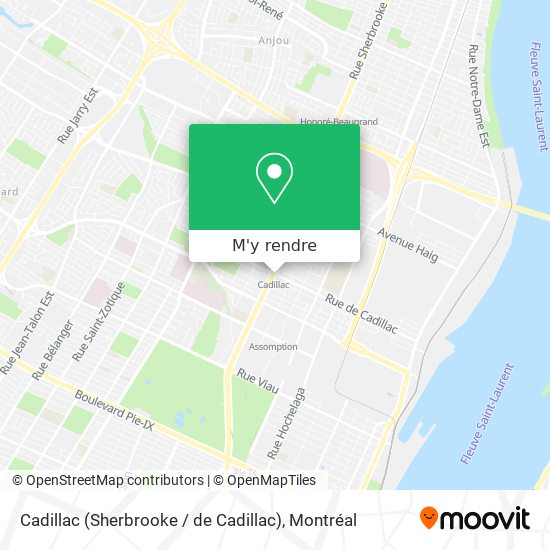 Cadillac (Sherbrooke / de Cadillac) plan